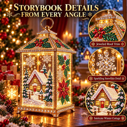✨ Christmas Glow™ — DIY Light-Up Diamond Art Lantern