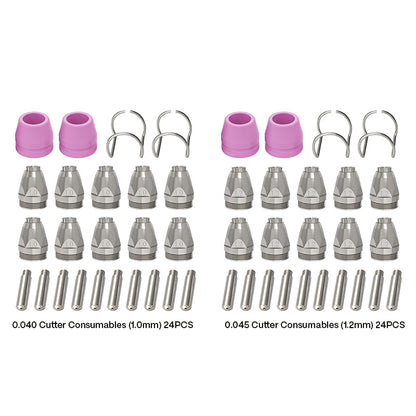 ARCCAPTAIN AG60 Pilot ARC Plasma Cutter Torch Consumables 24 Pcs