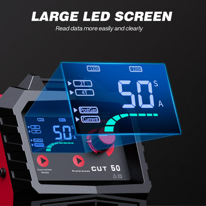 Arccaptain CUT50 Plasma Cutter Dual Voltage