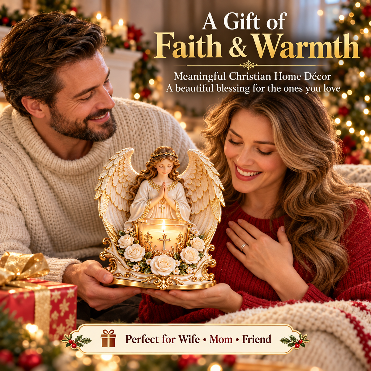 Light of Faith™ – Sacred Christian Candle Holder ✝️🕯️