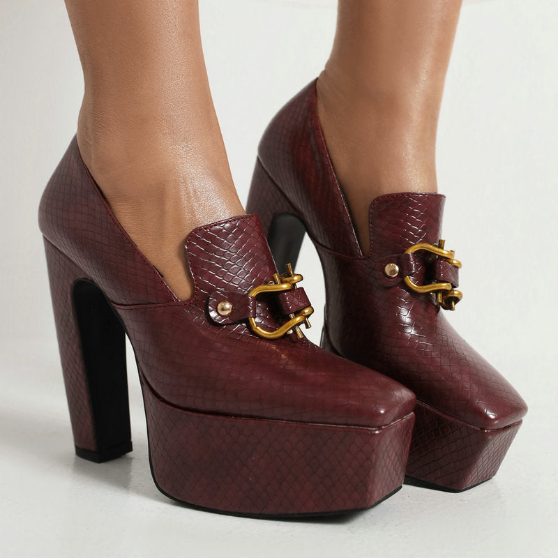 ALESSIA PLATFORM HEELS