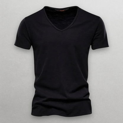 NORI V-NECK COTTON T-SHIRT