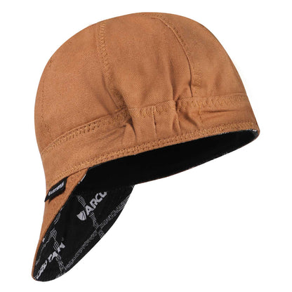Reversible Pure Cotton Welding Cap with Elastic Retractable Band