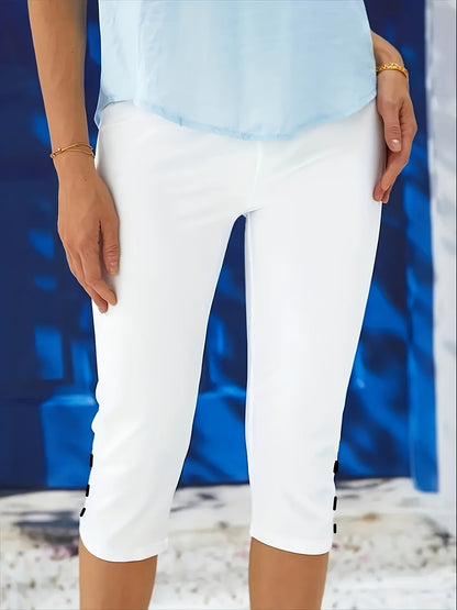 Clara Polished Stretch Capri
