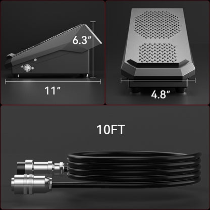 10 Ft Cable Remote Amp Control TIG Welder Foot Pedal