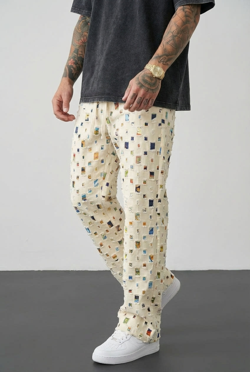 Mosaic Straight Fit Pants